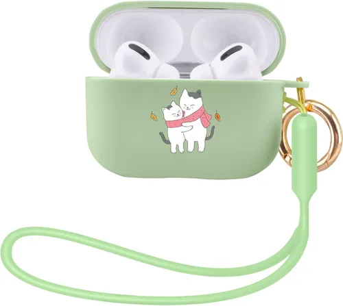Miniatura 14 de Funda compatible con Airpods Pro de 2ª generación, linda funda para AirPods Pro 2, funda protectora con estampado de rana para mujeres y niñas