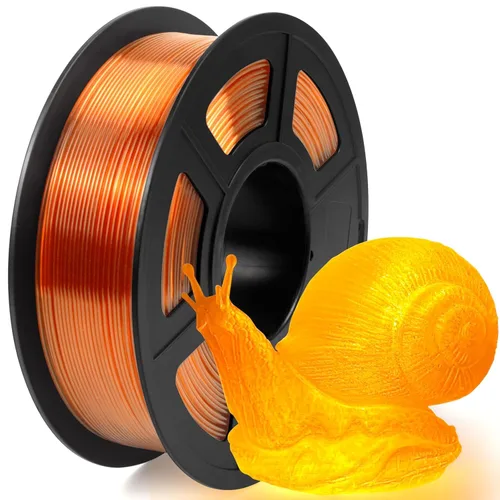 Miniatura 25 de IEMAI Paquete de filamento PETG de 0.069 in, filamento de impresora 3D multicolor translúcido degradado de hasta 23.622 in/s de impresión rápida, 4