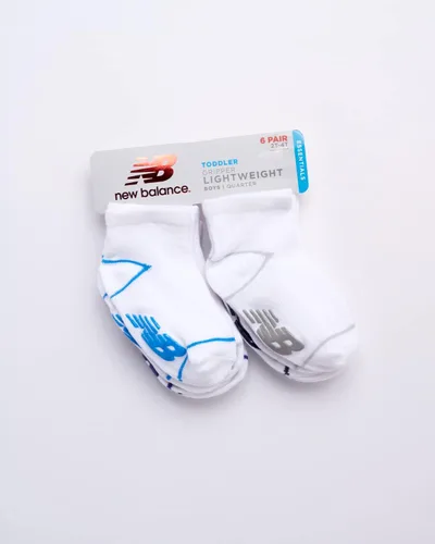 Miniatura 2 de New Balance Baby Boys' Socks - 6 Pack Cushion Quarter Cut Socks (InfantToddler)