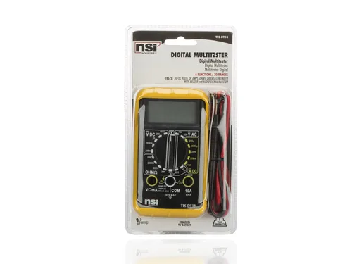 Miniatura 3 de NSi Industries TES-DT18 Multitester digital, 6 funciones, rango 20