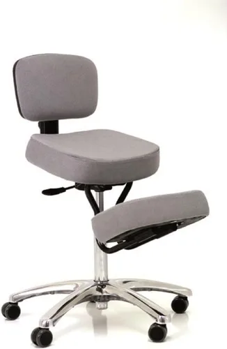 Miniatura 5 de BetterPosture Jazzy Kneeling chair – Silla ergonómica multifuncional para arrodillarse que ayuda a reducir la tensión de espalda y cuello Gris