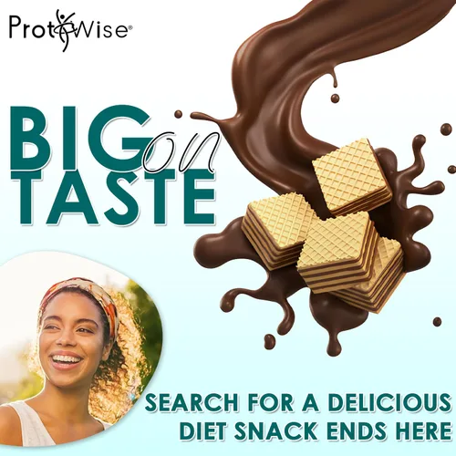 Miniatura 5 de ProtiWise Obleas de chocolate con alto contenido de proteínas, bajas en carbohidratos, bajas en azúcar, Keto Friendly, 0.55 onzas de proteína, alta