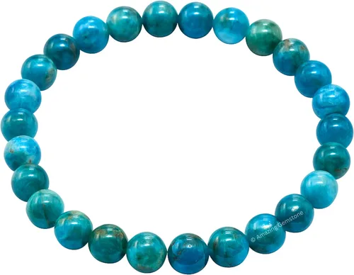 Miniatura 389 de Amazing Gemstone Pulsera de cristal para mujeres y hombres, pulsera de cristal curativo de protección, pulsera elástica con cuentas de piedras