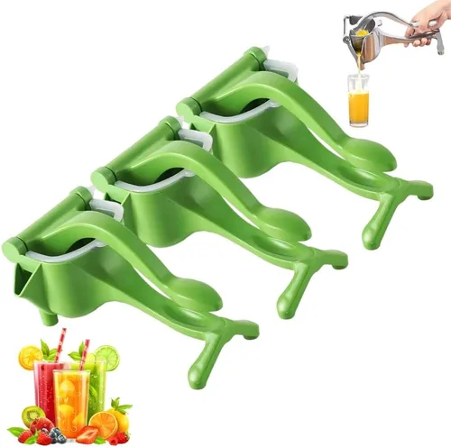 Miniatura 10 de Exprimidor de mano - Exprimidor manual de aluminio, exprimidor de mano grande, extractor de jugo de frutas resistente para limón, naranja, lima, 1