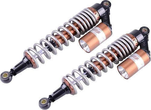 Amortiguadores traseros universales de 14.8 pulgadas y 14.764 in para Honda Suzuki Kawasaki Yamaha Go Kart Quad Dirt Sport Bikes