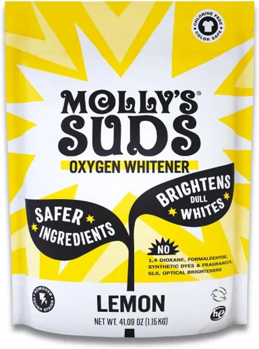 Miniatura 9 de Molly's Suds Blanqueador de oxígeno Potente alternativa al blanqueador, sin cloro y seguro para el color, ilumina los blancos y elimina