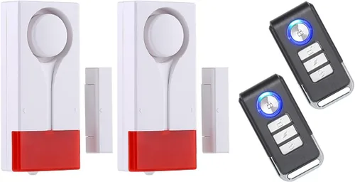 Miniatura 7 de Alarma abierta para puerta y ventana, control remoto inalámbrico, sensor magnético, timbre antirrobo, seguridad para el hogar, protección para casa