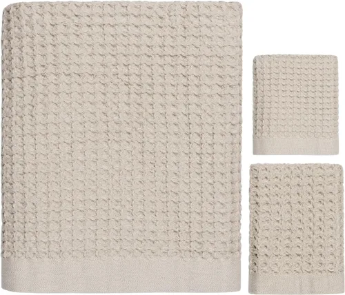 Miniatura 11 de ONSEN Supima® - Toalla de baño de punto gofre, grande, de secado rápido, 100% algodón estadounidense, ligera y absorbente, 38 x 67 pulgadas