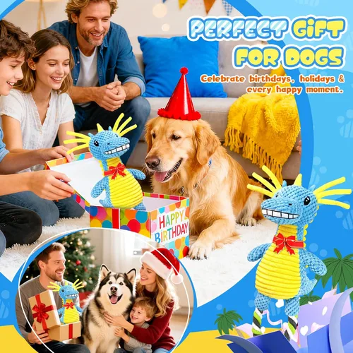 Miniatura 7 de Fuufome Juguetes chirriantes para perros grandes: juguetes duraderos para perros grandes para razas medianas y pequeñas - Juguetes de peluche