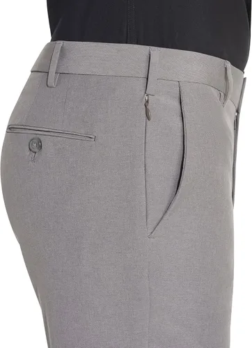 Miniatura 4 de Van Heusen - Pantalón de corte ajustado con frente plana elástica para hombre
