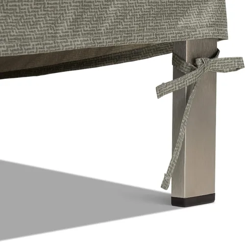 Miniatura 4 de DUCKCOVERS - Funda para mesa redonda y silla de fin de semana resistente al agua con cúpula de pato integrada, 106 x 32 pulgadas, Moon Rock, fundas