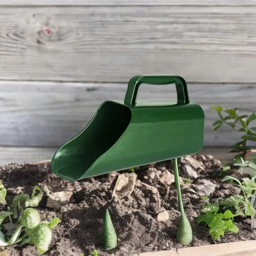 Miniatura 3 de Cuchara de jardín, pala cilíndrica de suelo para precipitación de oro y jardinería, plantación de plantas de excavación de agujeros (como se muestra)
