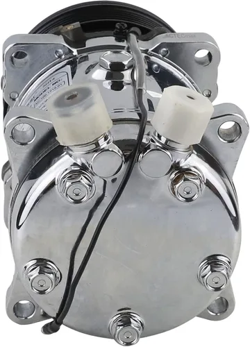 Miniatura 5 de Compresor universal del A/C con la correa serpentina del embrague de 6PK SD 508 5H14 R134A cromo