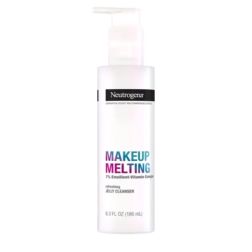 Miniatura 13 de Neutrogena Limpiador de gelatina refrescante para derretir maquillaje, 7% complejo de vitaminas emolientes, removedor suave de maquillaje de cara