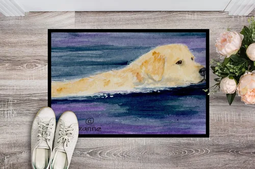 Miniatura 2 de Caroline's Treasures SS8814JMAT - Felpudo dorado Retriever de 24 x 36 pulgadas, para interiores y exteriores, para entrada, antideslizante, lavable