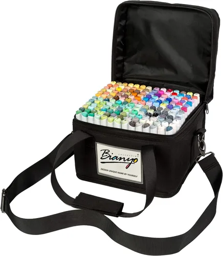 Miniatura 4 de Bianyo Sketch Series marcadores pequeños a base de agua de línea fina, colores surtidos, juego de 48