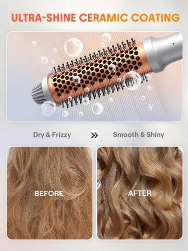 Miniatura 3 de SHEGLAM Hair It-Curl - Cepillo térmico para rizar el cabello, 1.5 pulgadas, voluminizador, volumen de raíces y rizos sueltos