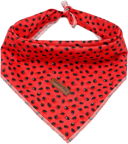 Miniatura 13 de Lionheart Glory Bandana para perro, bufanda azul para perro, estampado de cerveza, ajustable para perros pequeños a grandes
