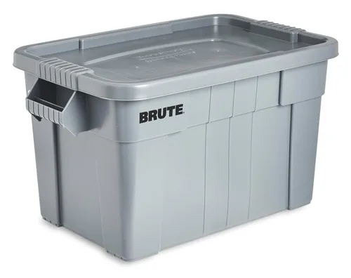 Miniatura 3 de Baúl con tapa Rubbermaid Commercial fg9s3100gray Brute, capacidad de 20 galones, 27-7/8 pulgadas, longitud x 17-3/8 pulgadas, ancho x 15-1/8 Gris