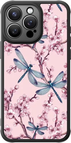 Miniatura 49 de FUNMIKO Funda para iPhone 16 Plus, carga inalámbrica y protección de grado militar, diseño floral moderno para mujeres y niñas, funda antideslizante