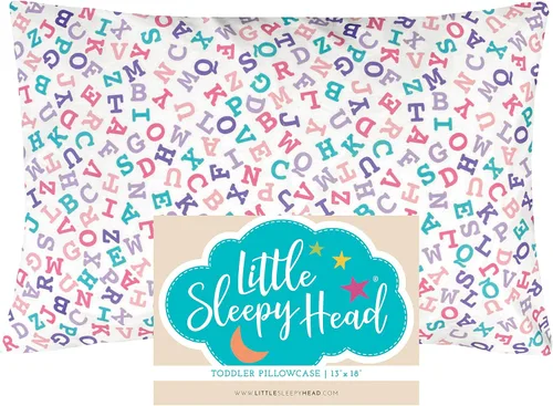 Miniatura 39 de Little Sleepy Head Funda de almohada para niños pequeños, 100% algodón y funda de almohada hipoalergénica para almohada de niños pequeños, funda