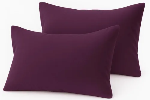Miniatura 32 de COTTON STICH™ Juego de 2 fundas de almohada para niños pequeños de 14 x 20 pulgadas, 100% algodón de 600 hilos, fundas de almohada suaves y Azul