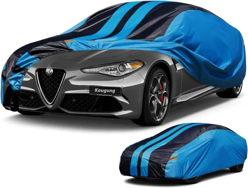Miniatura 7 de Kaugung - Funda para auto a medida para Chevy Chevrolet Malibu (2016-2025), impermeable para todo tipo de clima, cubierta exterior completa
