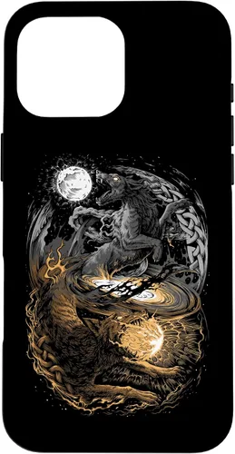 Miniatura 18 de Funda para iPhone 11 Viking Wolf Norse Mythology Pagan Ragnarok Wolves
