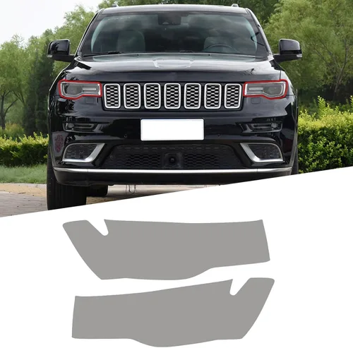 Compatible con Grand Cherokee 2014-2020, 45% humo claro de vinilo tintado de película de vinilo precortada para Jeep, accesorios exteriores