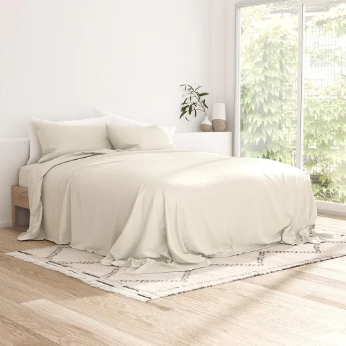 Miniatura 9 de Linen Market Juego de sábanas de 4 piezas – Duerme mejor que nunca con estas sábanas ultrasuaves y refrescantes para tu cama de tamaño – Bolsillo