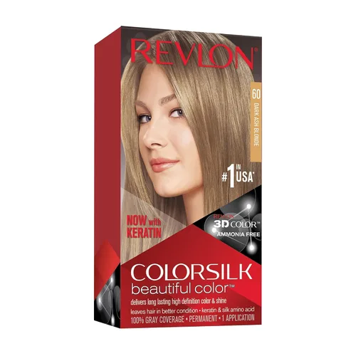 Miniatura 9 de Revlon Colorsilk - Tinte para el cabello, rubio ceniza oscuro, paquete de 3 unidades 60 rubio ceniza oscuro