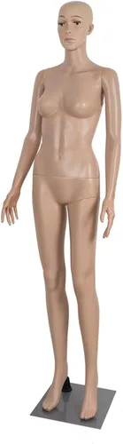 Maniquí femenino de cuerpo completo con forma de maniquí Torso de 69 pulgadas, modelo de vestido ajustable, maniquíes desmontables de plástico,