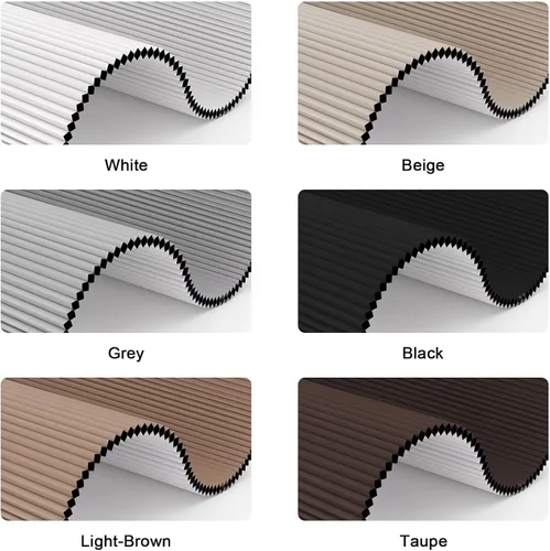 Miniatura 7 de MYshade Persianas celulares opacas sin cordones, con diseño de panal para ventanas de interior, persianas de oscurecimiento de habitación, para casa