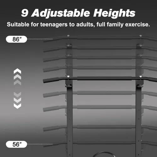 Miniatura 4 de RELIFE REBUILD YOUR LIFE Power Tower Estación de Barra de Dominadas Estación de Fondos para Gimnasio en Casa Entrenamiento de Fuerza Equipo