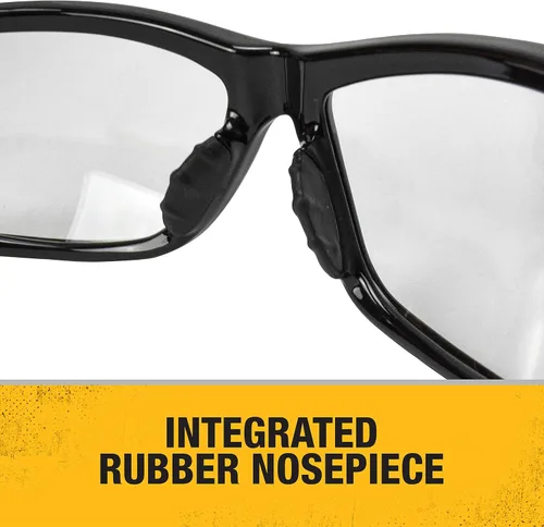Miniatura 4 de Gafas de Seguridad Dewalt Dominator Dpg94 Unisex Adulto Antideslizantes Polarizadas Espejadas de Goma con Marco Completo