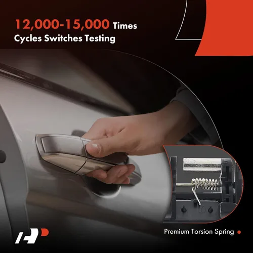 Miniatura 5 de A-Premium Manija de puerta exterior delantera izquierda del lado del conductor compatible con Toyota Tundra 2000-2003, Tundra 2004-2006 Pastilla