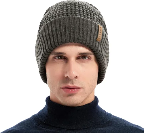 Miniatura 5 de Gorro de invierno para hombre, con forro polar, gorro deportivo para mujer al aire libre