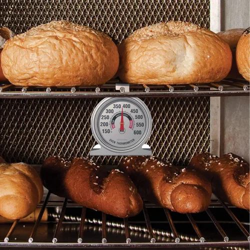 Miniatura 6 de Efeng Termómetro de horno grande de 3.5 pulgadas para horno de gas/eléctrico con gran colgador y base, horno de seguridad, número fácil de leer, sin