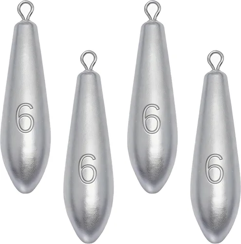 Miniatura 20 de Pesas de pesca Drop Shot Sinkers para pesca de agua dulce en agua salada
