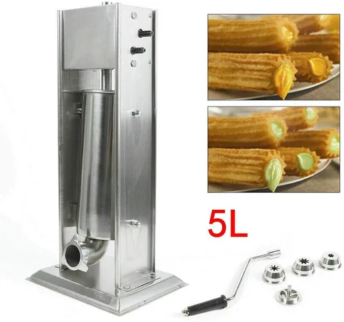 Miniatura 2 de Máquina para hacer churro, acero inoxidable comercial de fruta latina Donut máquina manual/restaurante eléctrico para hoteles, cafeterías, panadería