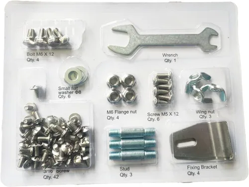 Miniatura 2 de Juego de pernos maestros de calentador de propano pirámide para exteriores, juego de accesorios de repuesto para calentador de patio de tubo