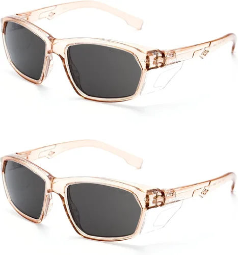 Miniatura 23 de ProtectX Elegantes gafas de seguridad antivaho y resistentes a los arañazos, gafas de protección UV, lentes de bloqueo de luz azul para hombres