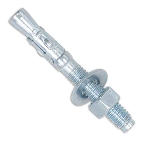 Miniatura 9 de Anclaje de cuña de 3/8" x 3-1/2", anclajes de hormigón chapados en zinc, sujetadores de pernos de expansión resistentes para ladrillos/bloques
