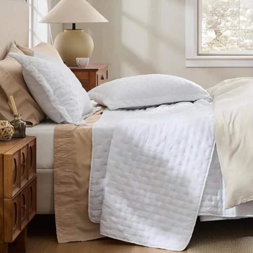 Miniatura 5 de Bedsure Edredón individual – Ropa de cama ultrasuave individual XL para decoración de dormitorio, edredón ligero para todas las estaciones, colcha