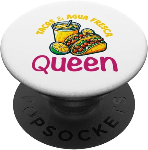 Miniatura 6 de Tacos & Agua Fresca Fun Mexican Food Lover Comida Mexicana PopSockets MagSafe PopGrip for iPhone