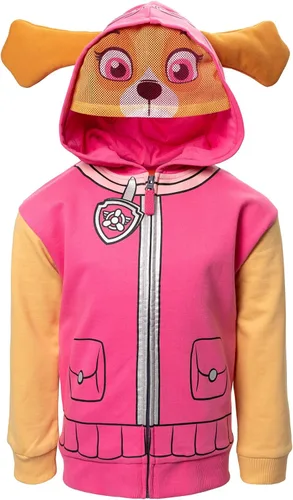 Miniatura 4 de Paw Patrol Rubble Chase Skye Fleece BoysGirls Zip Up Cosplay Hoodie Toddler to Little Kid