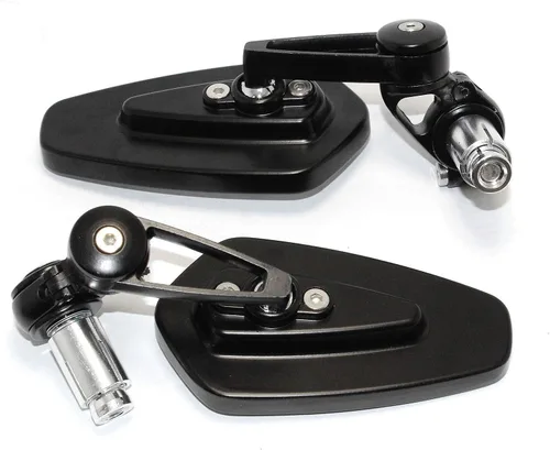 Miniatura 4 de Espejos negros para motocicleta de 7/8 pulgadas para Yamaha FZ09 FZ07 2015-2017 para Kawasaki Z1000 / Z750 / ER-6F / ER-6N para CB1000R para Suzuki