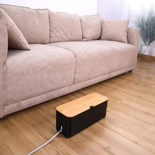 Miniatura 4 de Juego de Cajas de Gestión de Cables Changsuo, Cajas Organizadoras de Cables para Extensión de Cables, Tira de Alimentación, Protector Contra