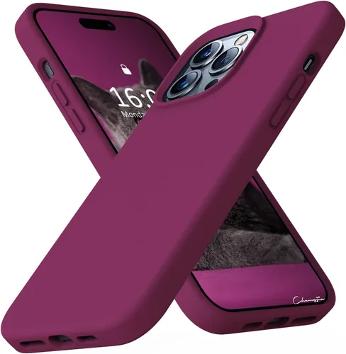 Miniatura 66 de Funda compatible con iPhone 13 de 6.1 pulgadas, de silicona líquida premium [forro de microfibra suave antiarañazos], goma de gel, protección Uva