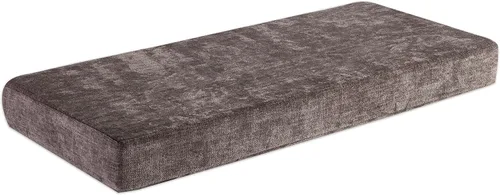 Miniatura 10 de Loveboat - Cojín para banco de 36x18 pulgadas, suave, antideslizante, para muebles de banco, sofá, columpio, con lazos, color rojo ladrillo